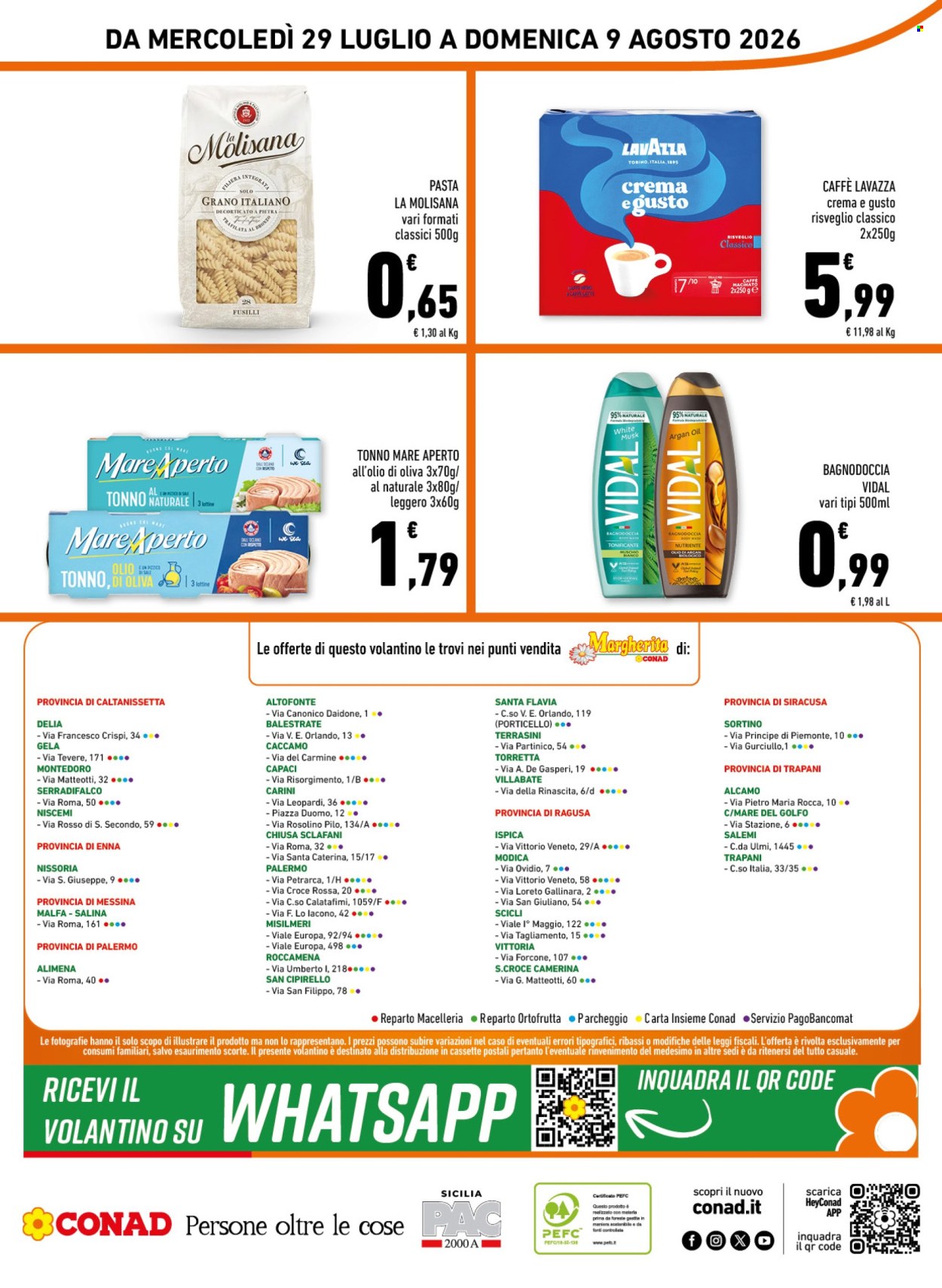 Volantino Margherita Conad - 29/7/2026 - 9/8/2026. Pagina 16
