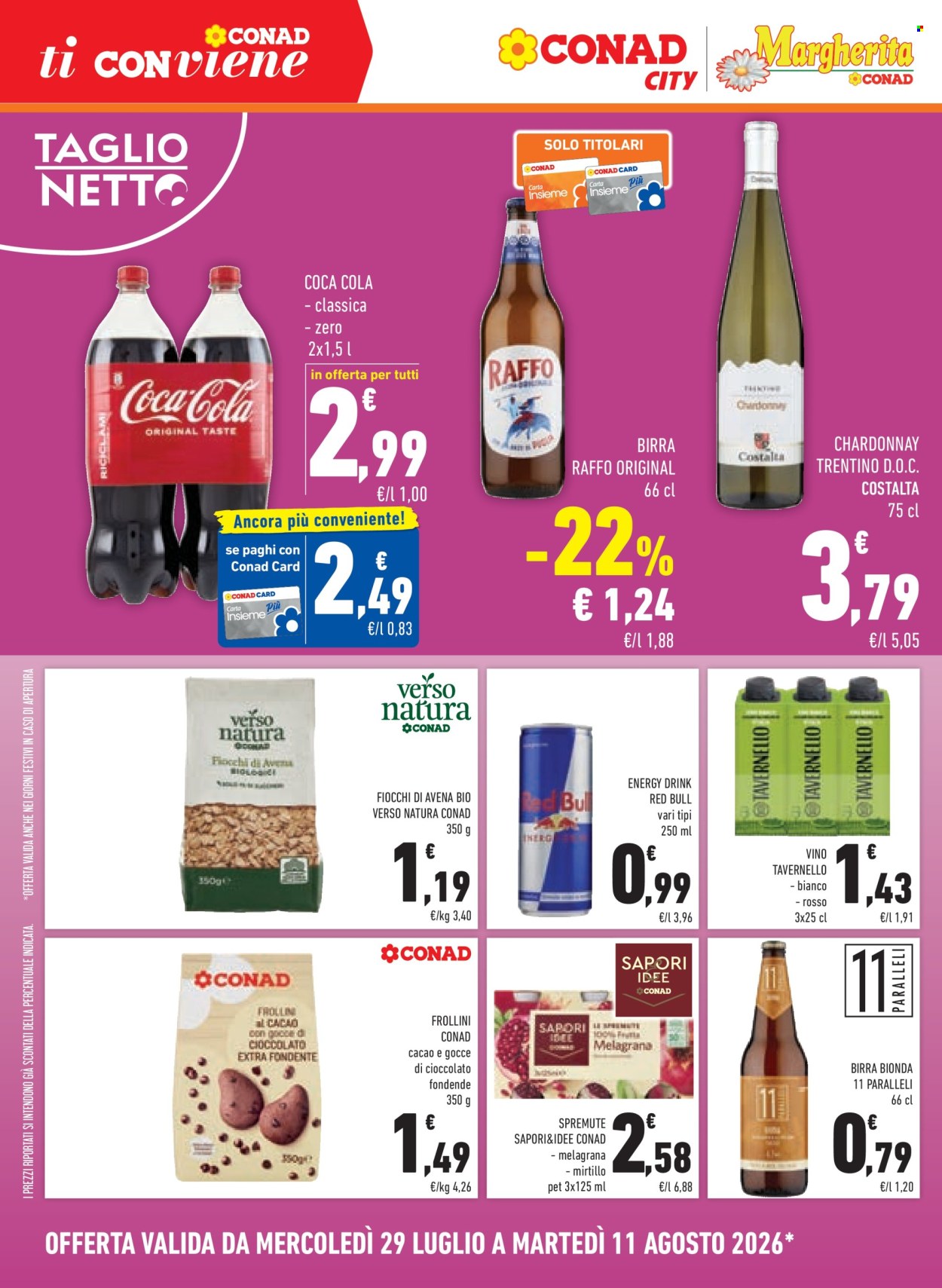 Volantino Margherita Conad - 29/7/2026 - 11/8/2026. Pagina 10