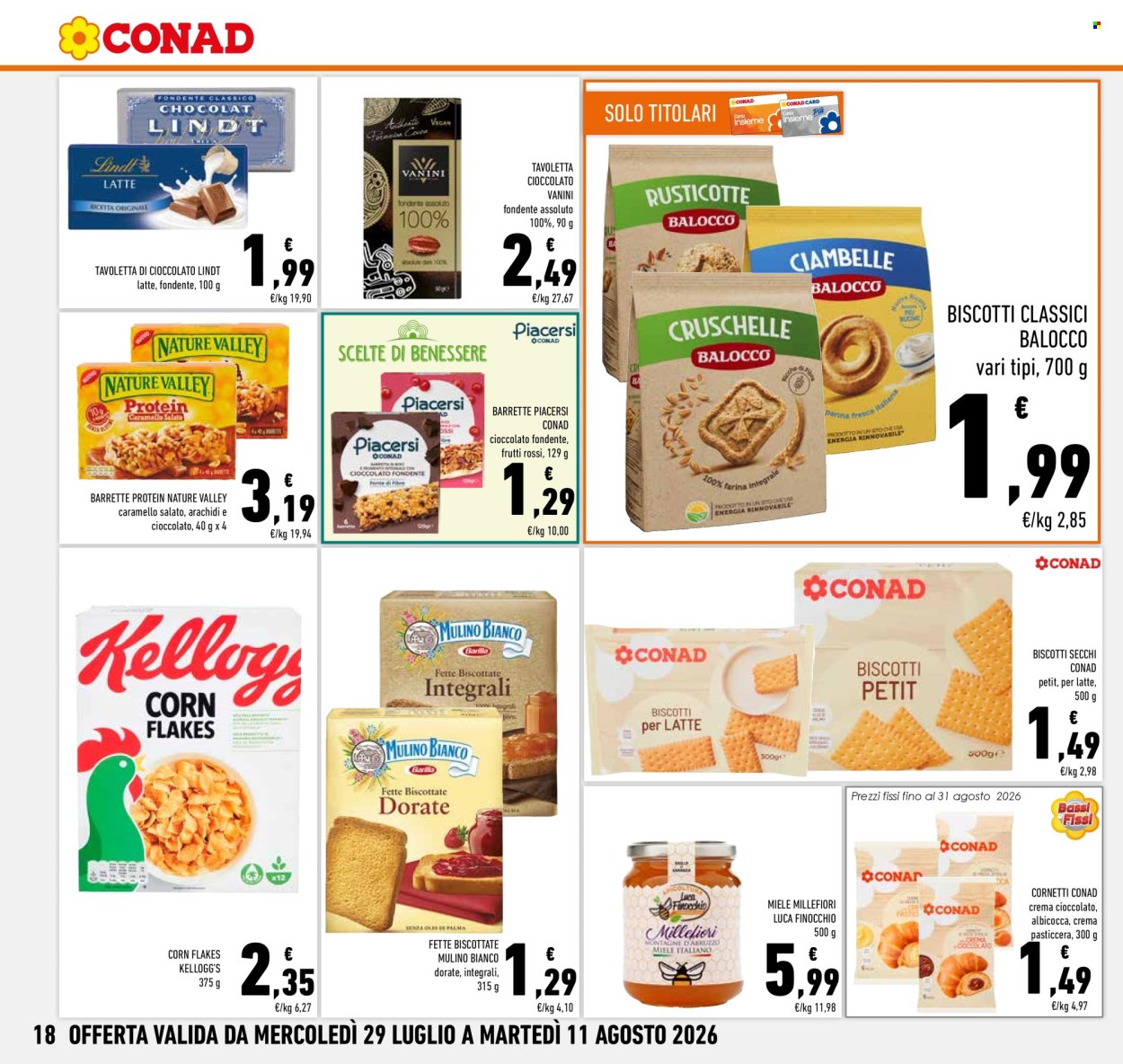 Volantino Conad - 29/7/2026 - 11/8/2026. Pagina 18