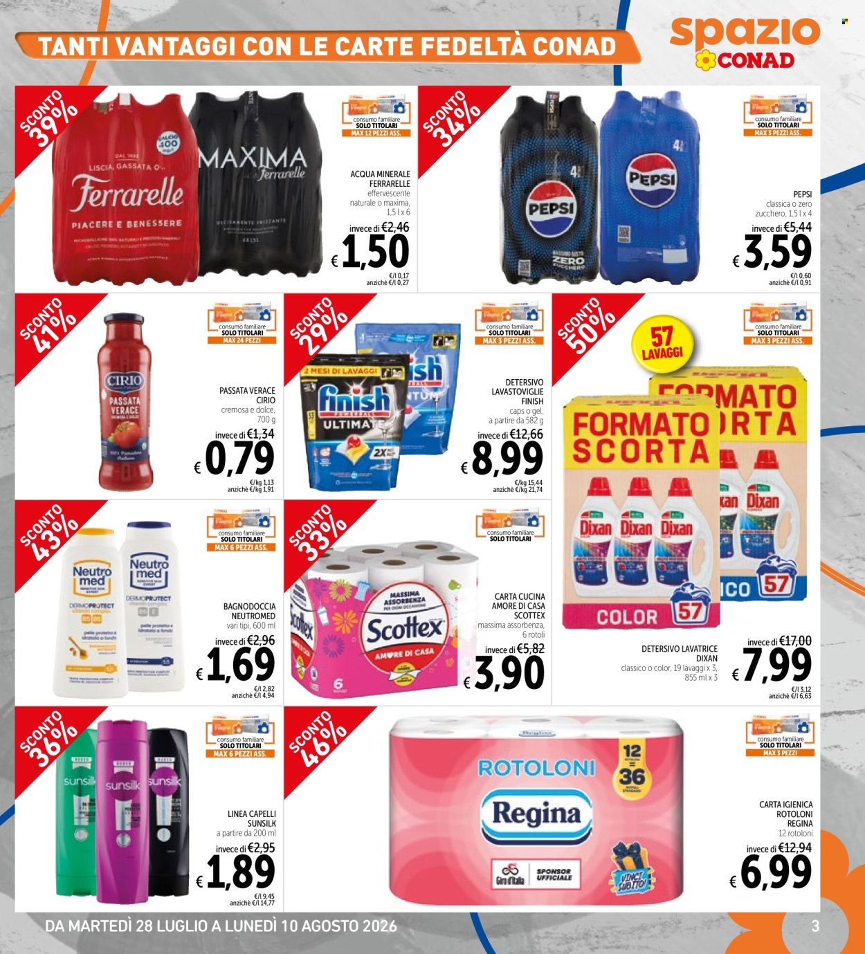 Volantino Spazio Conad - 28/7/2026 - 10/8/2026. Pagina 3
