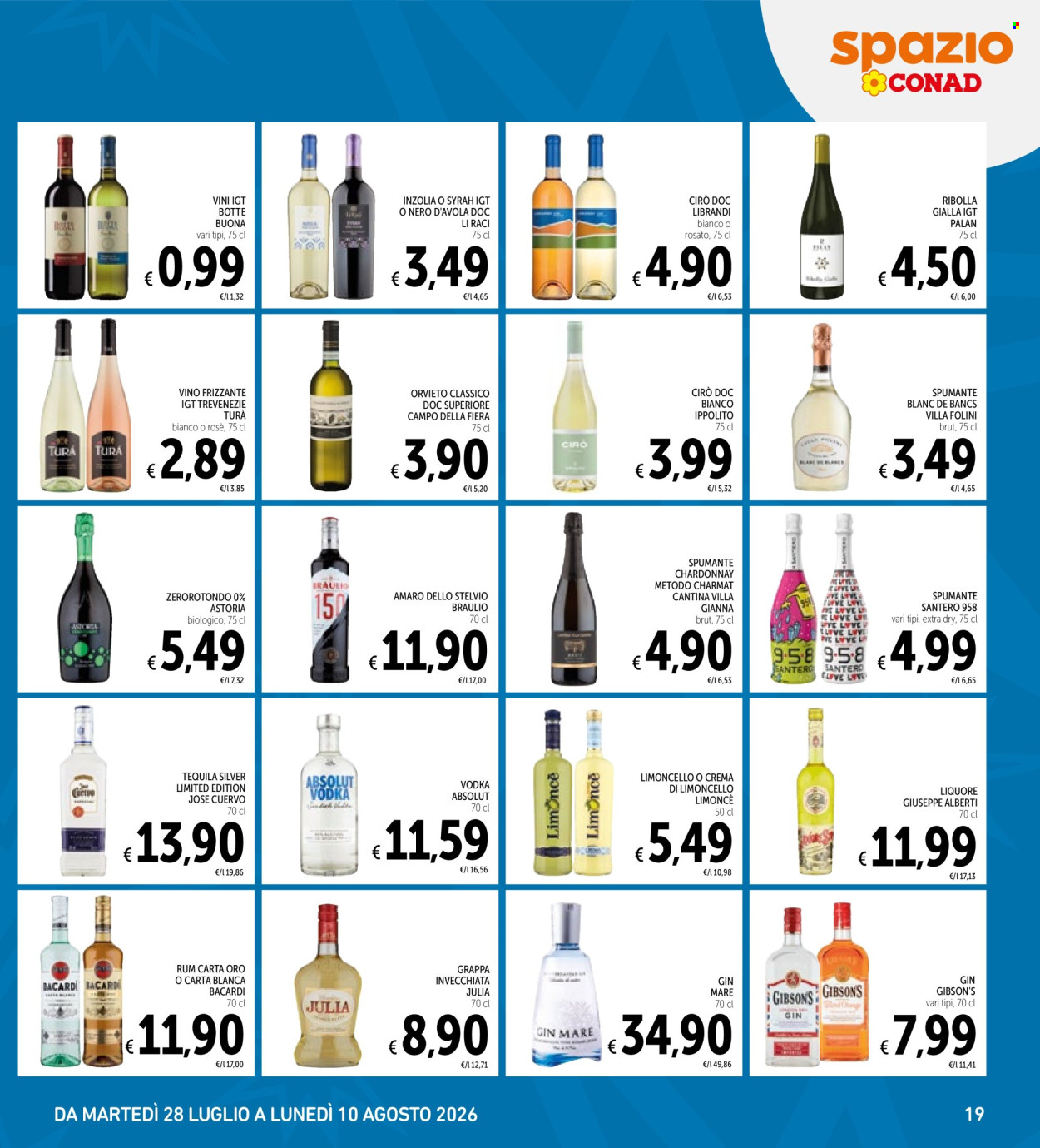 Volantino Spazio Conad - 28/7/2026 - 10/8/2026. Pagina 19