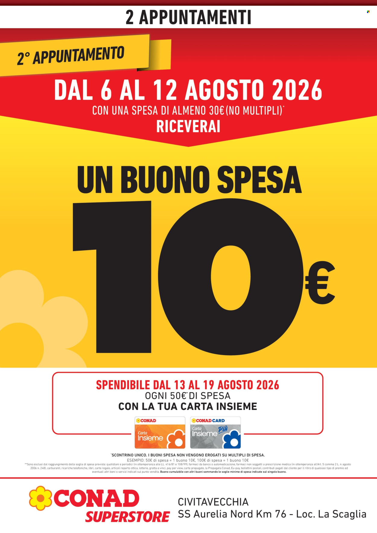 Volantino Conad Superstore - 30/7/2026 - 12/8/2026. Pagina 2