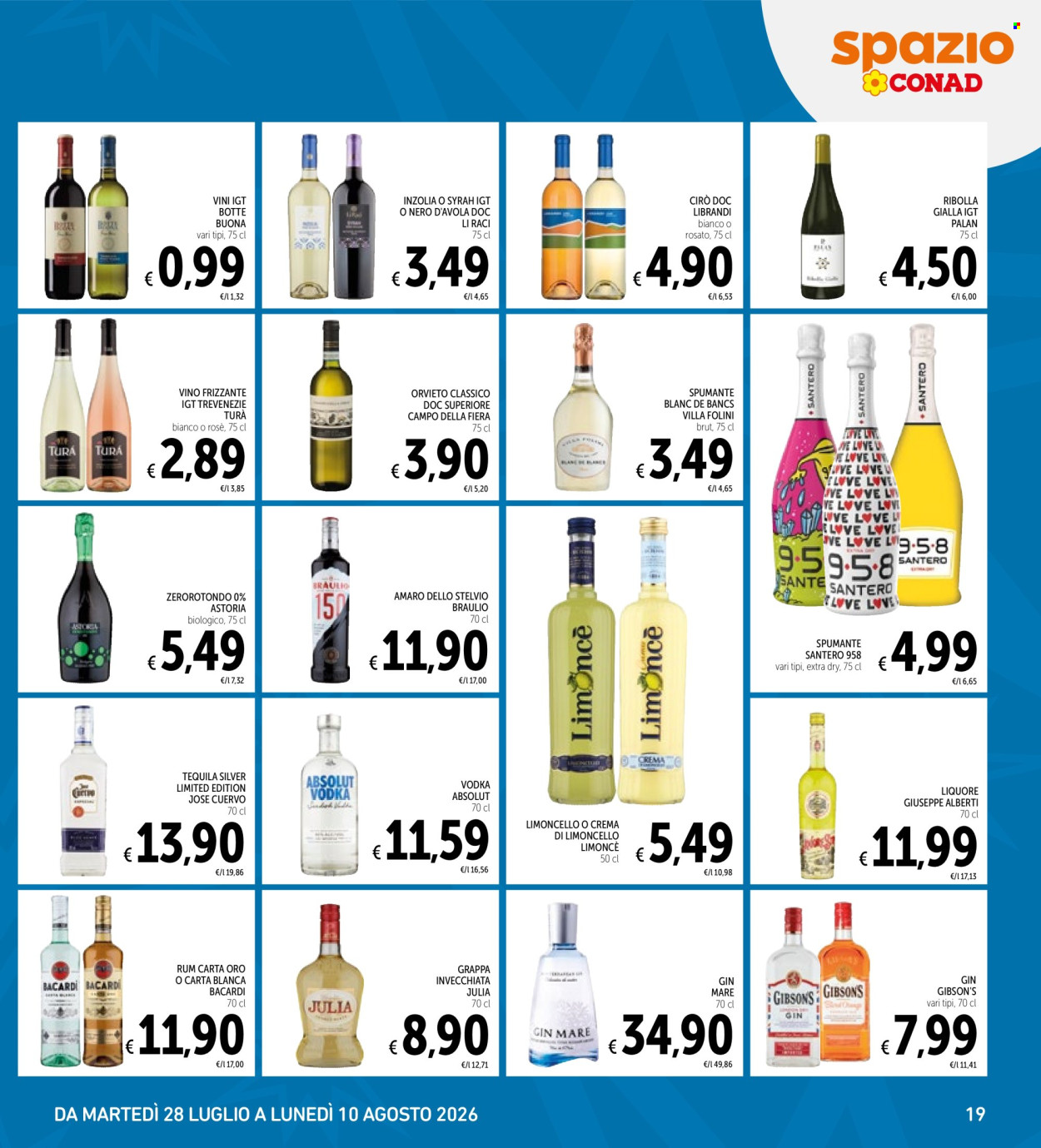 Volantino Spazio Conad - 28/7/2026 - 10/8/2026. Pagina 19
