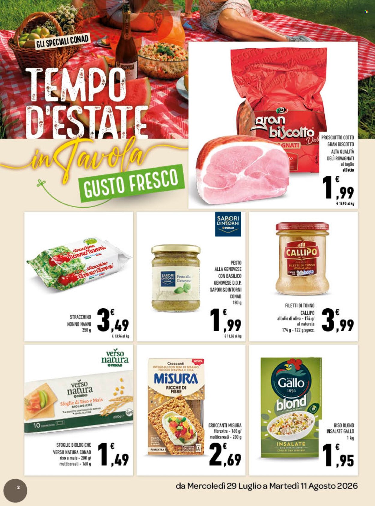 Volantino TuDay Conad - 29/7/2026 - 11/8/2026. Pagina 2