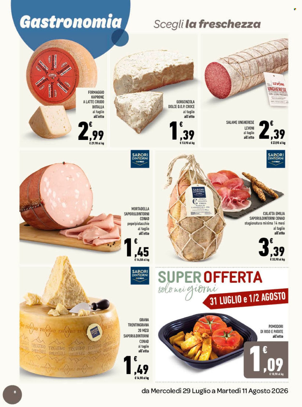 Volantino TuDay Conad - 29/7/2026 - 11/8/2026. Pagina 8