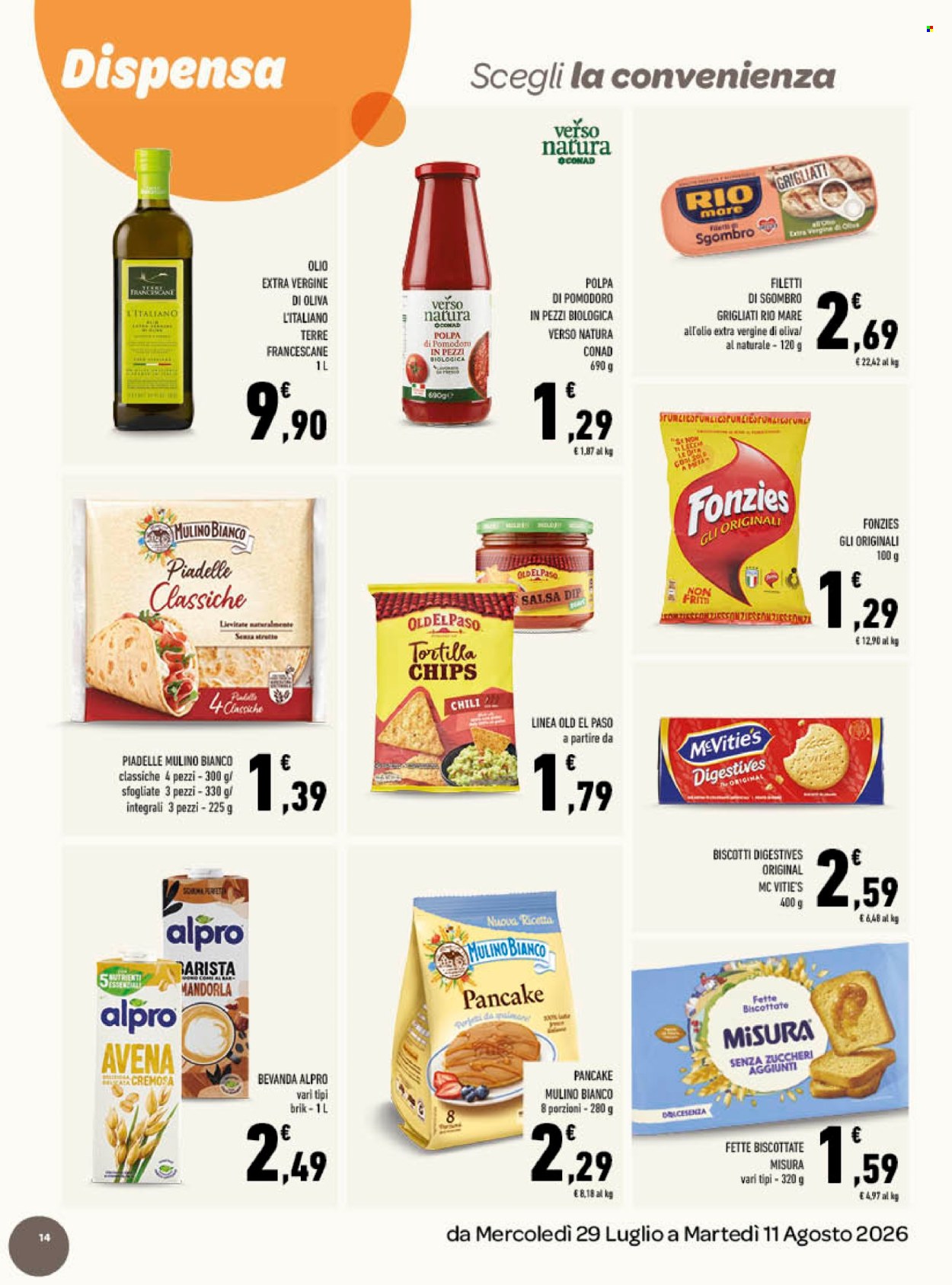 Volantino TuDay Conad - 29/7/2026 - 11/8/2026. Pagina 14