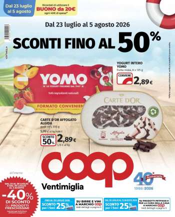 Volantino Coop - 23/7/2026 - 5/8/2026.