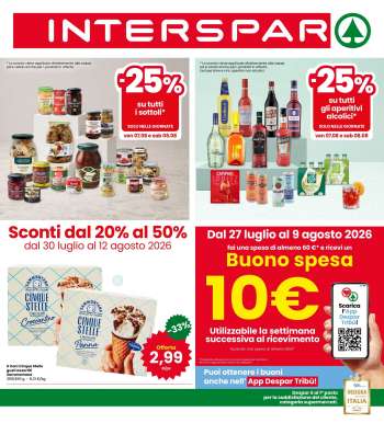 Volantino Interspar - 30/7/2026 - 12/8/2026.