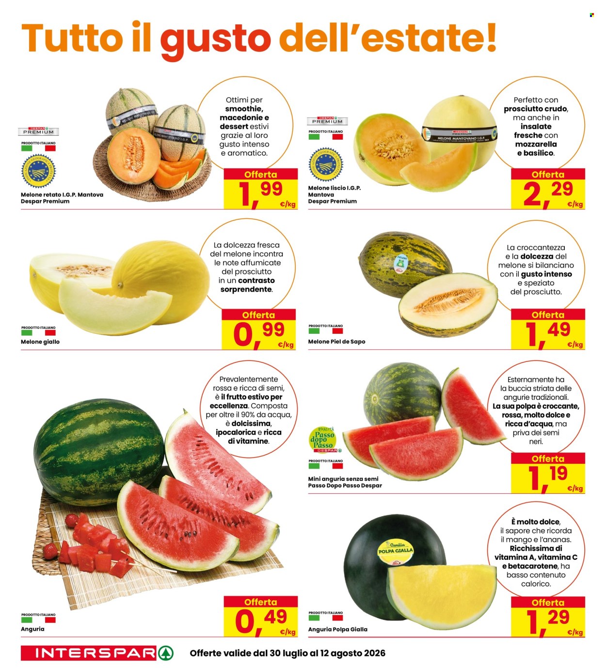 Volantino Interspar - 30/7/2026 - 12/8/2026. Pagina 2