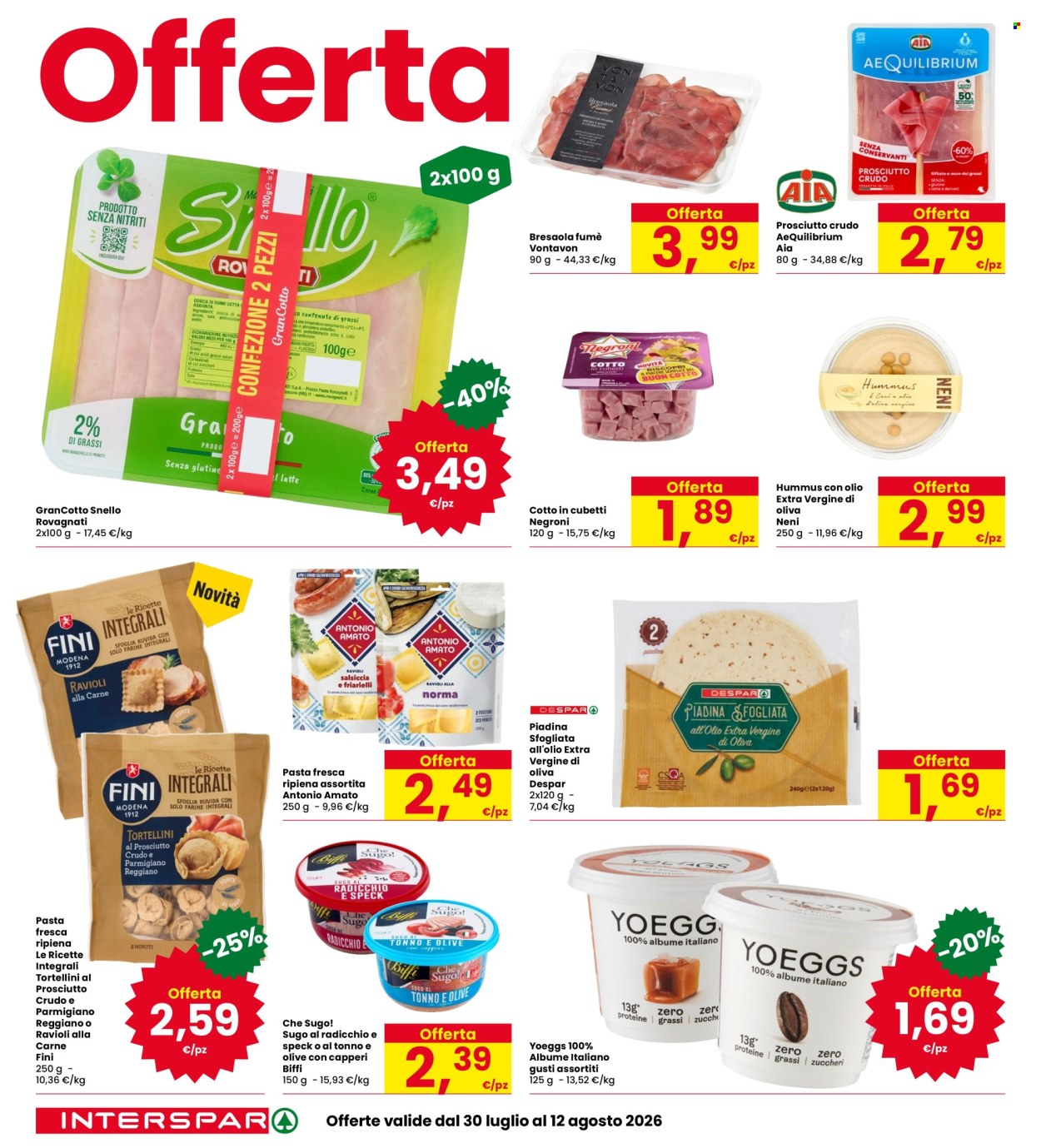 Volantino Interspar - 30/7/2026 - 12/8/2026. Pagina 18