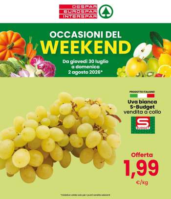Volantino Interspar - 30/7/2026 - 12/8/2026.