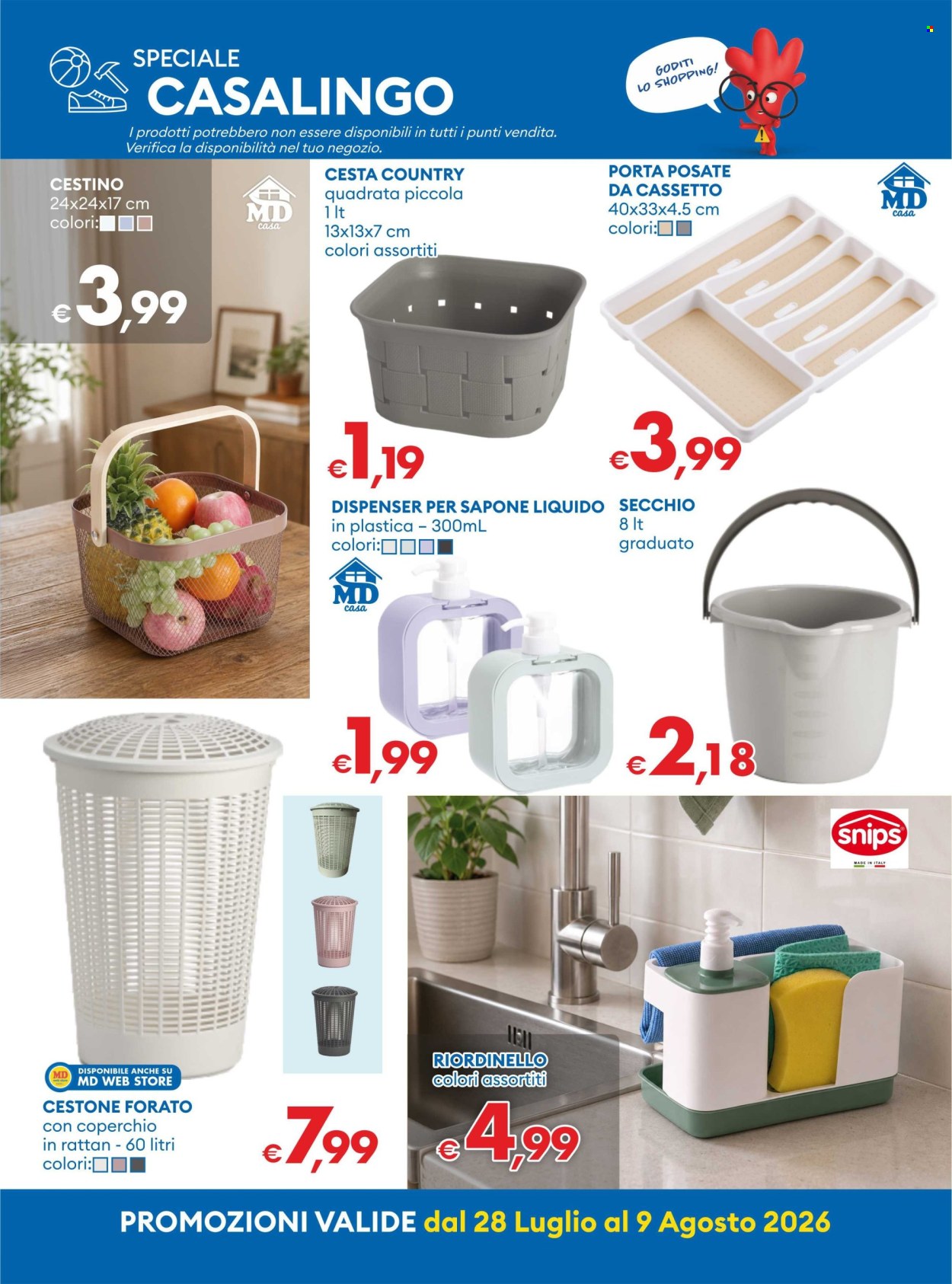 Volantino MD Discount - 28/7/2026 - 9/8/2026. Pagina 25