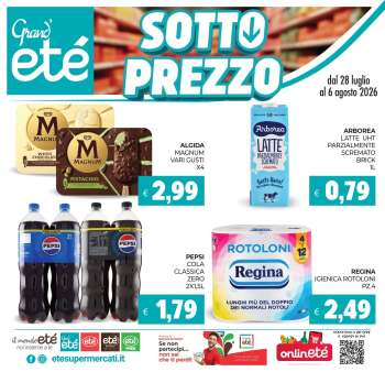 Volantino Eté - 28/7/2026 - 6/8/2026.