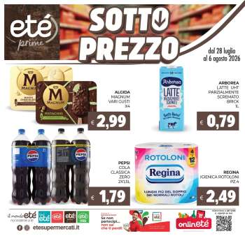 Volantino Eté - 28/7/2026 - 6/8/2026.