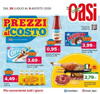 Volantino Oasi - 29/7/2026 - 9/8/2026.