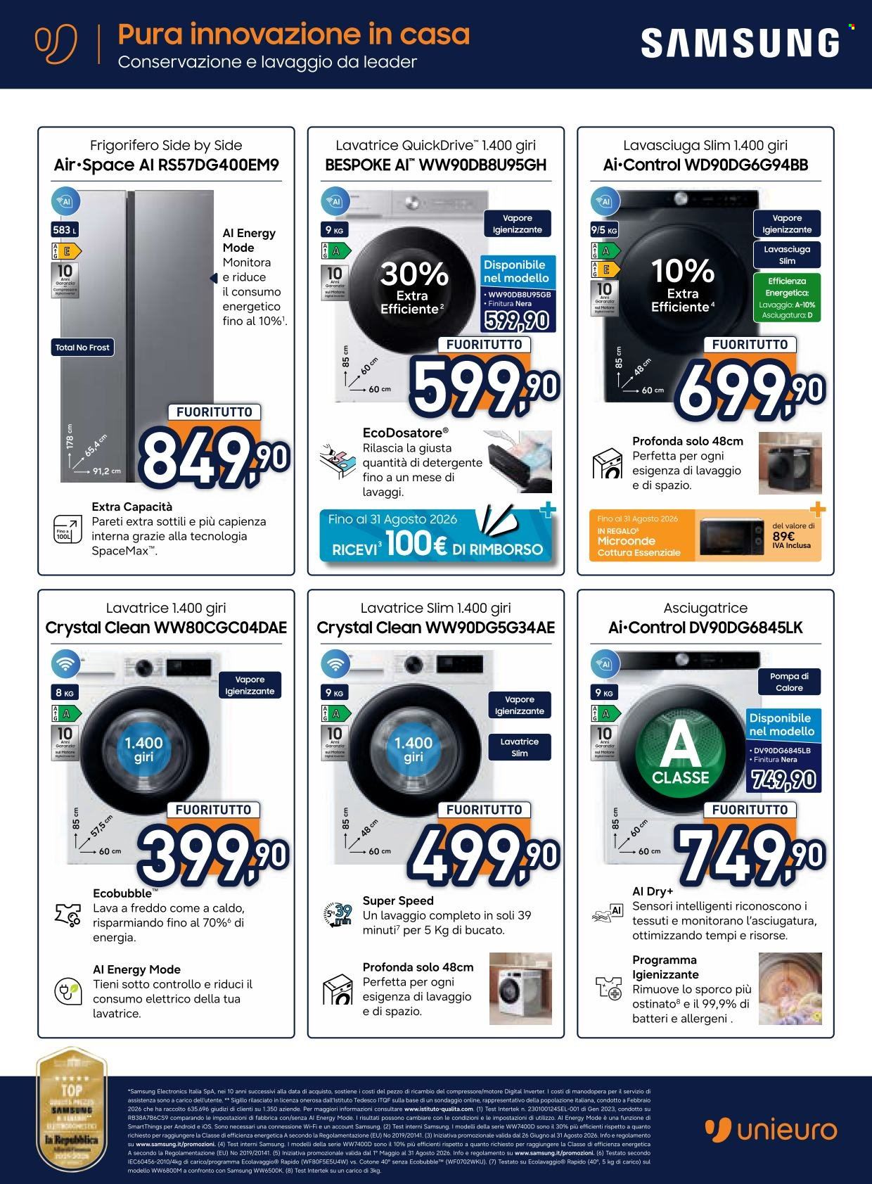 Volantino Unieuro - 27/7/2026 - 9/8/2026. Pagina 28