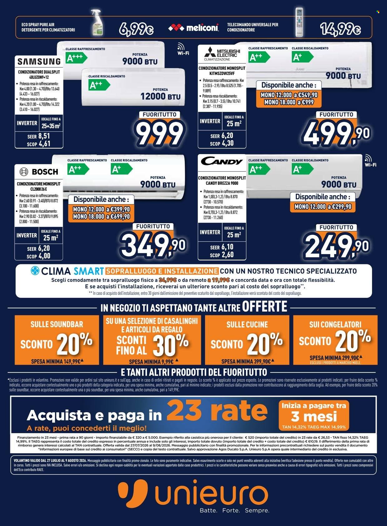 Volantino Unieuro - 27/7/2026 - 9/8/2026. Pagina 32