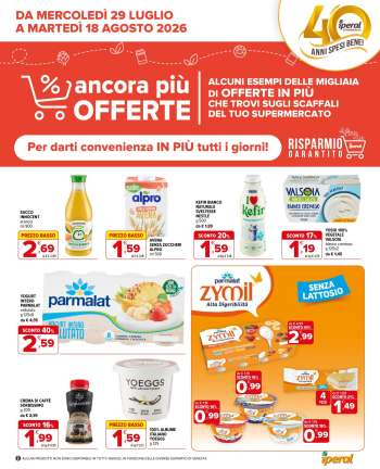 Volantino Iperal - 29/7/2026 - 18/8/2026.