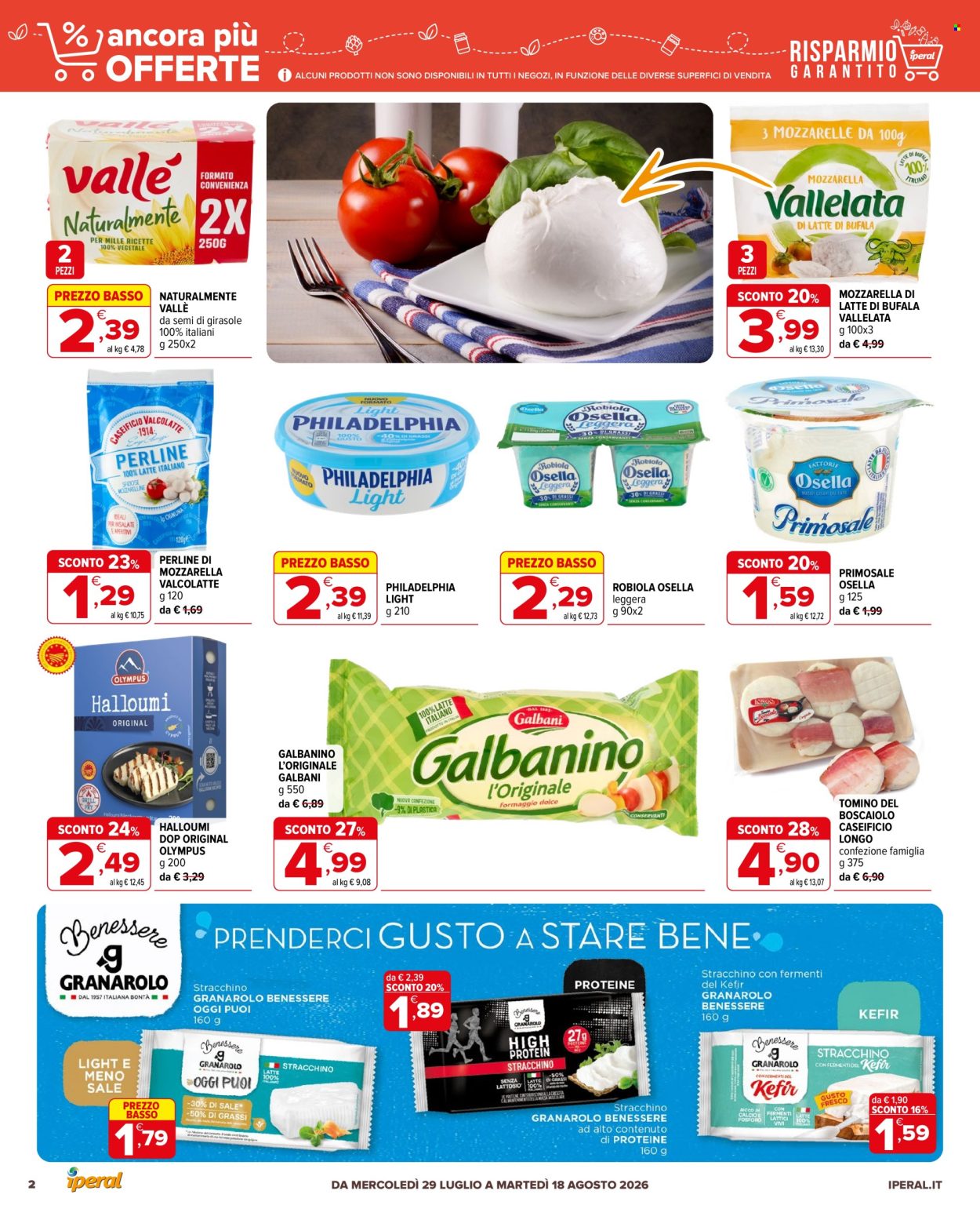 Volantino Iperal - 29/7/2026 - 18/8/2026. Pagina 2