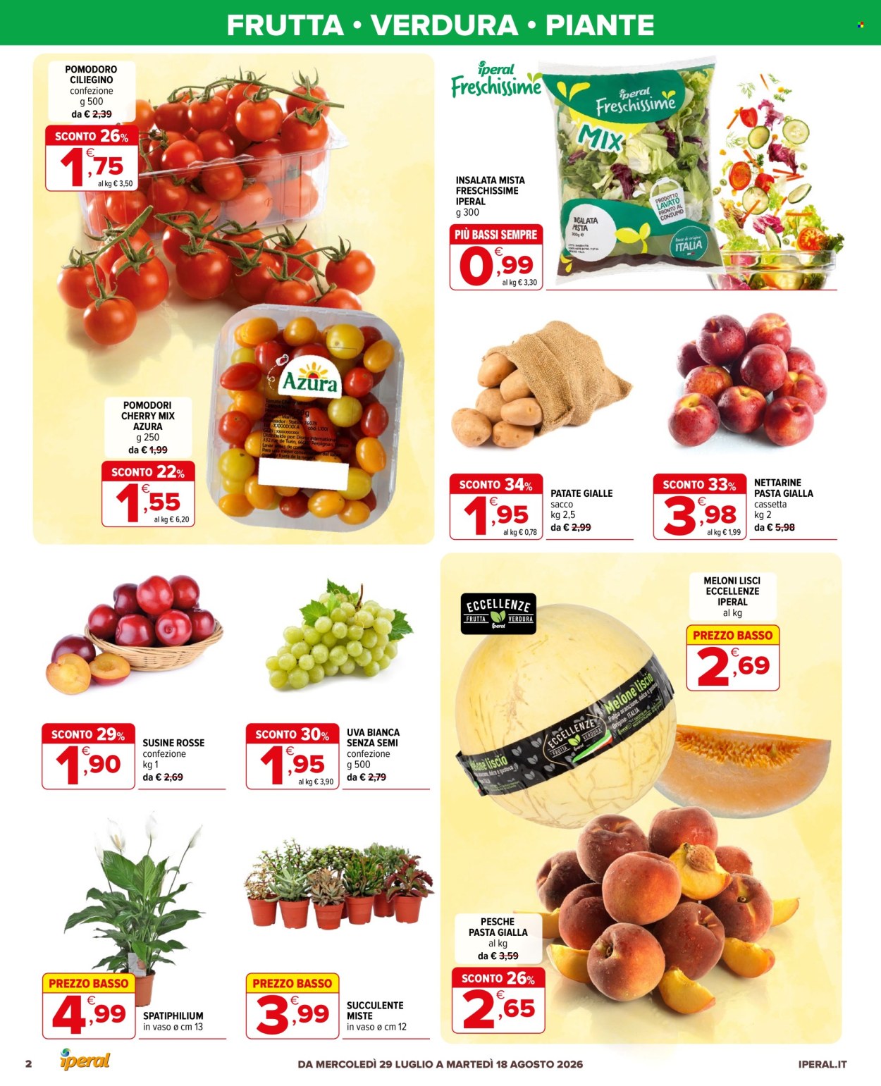 Volantino Iperal - 29/7/2026 - 18/8/2026. Pagina 2