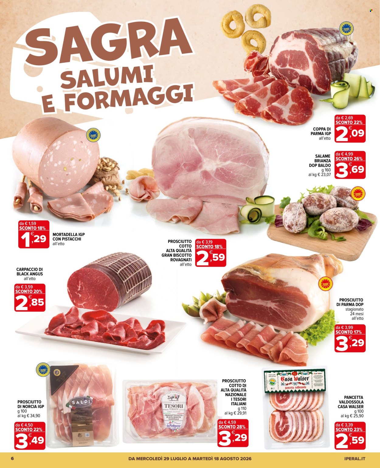 Volantino Iperal - 29/7/2026 - 18/8/2026. Pagina 6