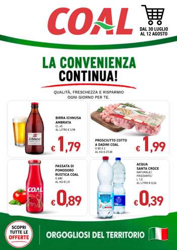 Volantino COAL - 30/7/2026 - 12/8/2026.