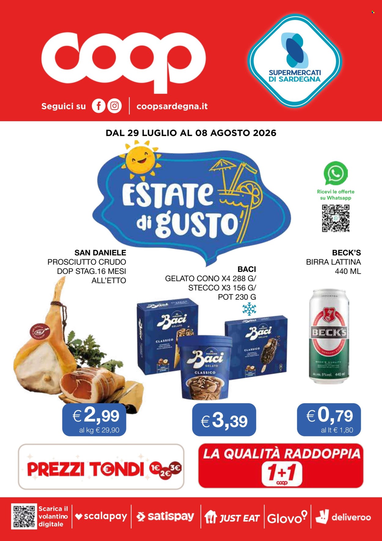 Volantino Coop - 29/7/2026 - 8/8/2026. Pagina 1