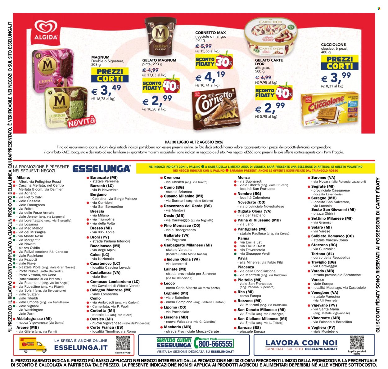 Volantino Esselunga - 30/7/2026 - 12/8/2026. Pagina 29