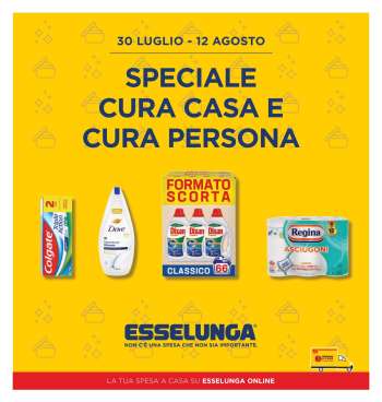 Volantino Esselunga - 30/7/2026 - 12/8/2026.