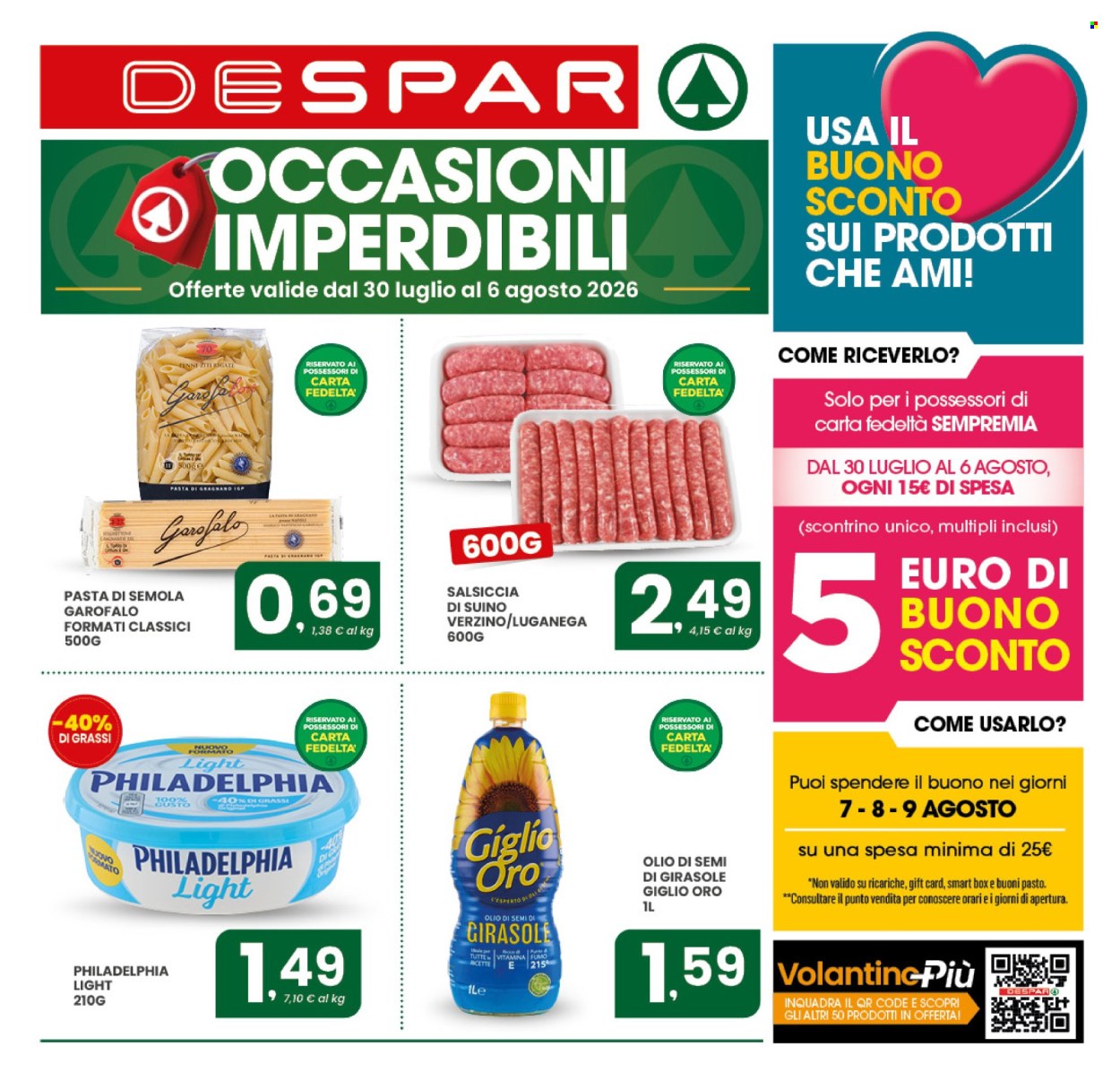 Volantino Despar - 30/7/2026 - 6/8/2026. Pagina 1
