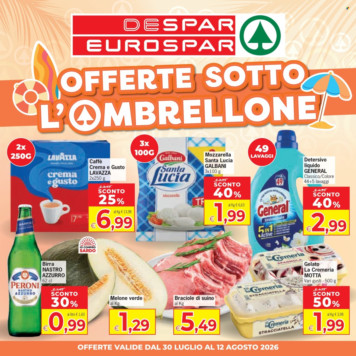 Volantino Despar - 30/7/2026 - 12/8/2026. Pagina 1