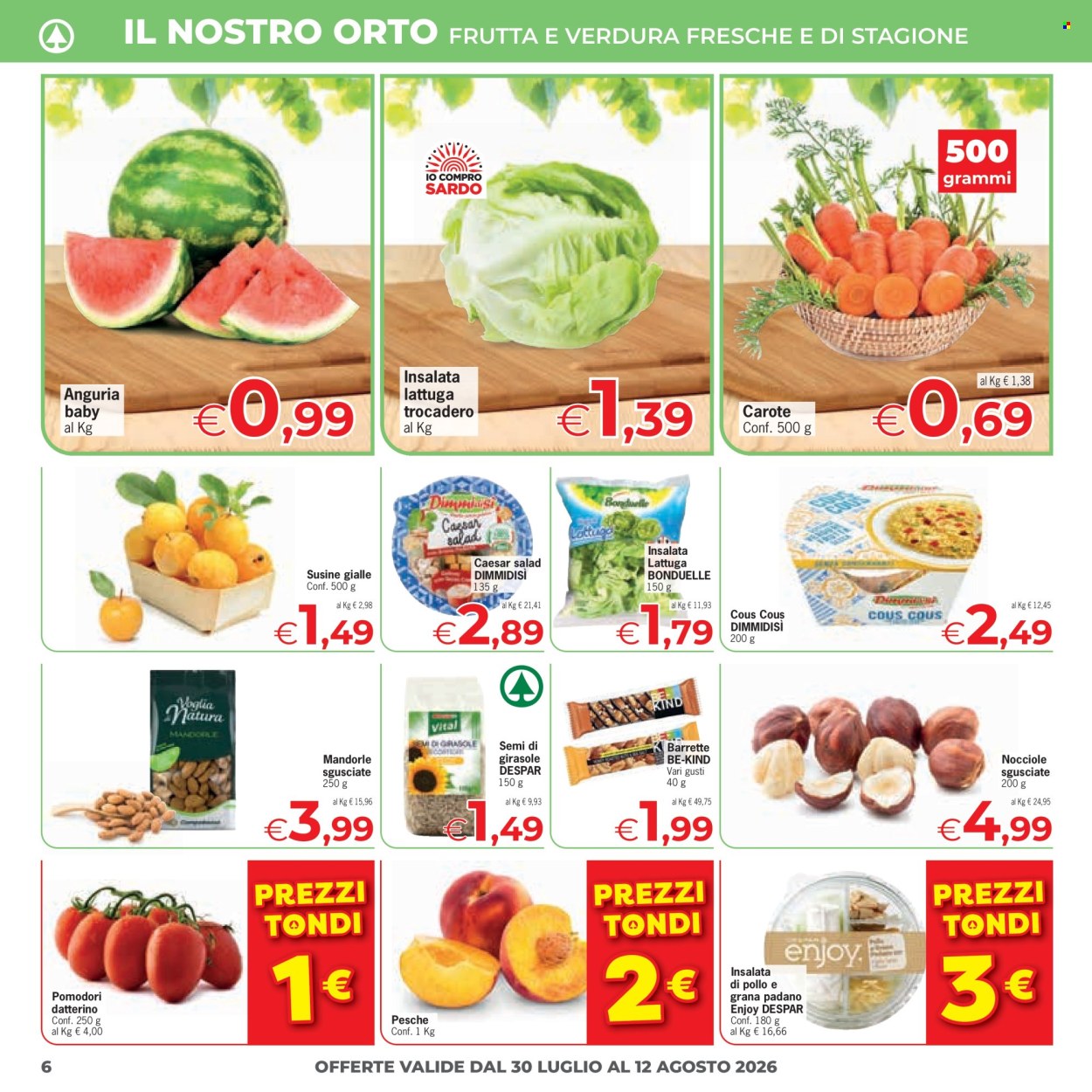 Volantino Despar - 30/7/2026 - 12/8/2026. Pagina 6
