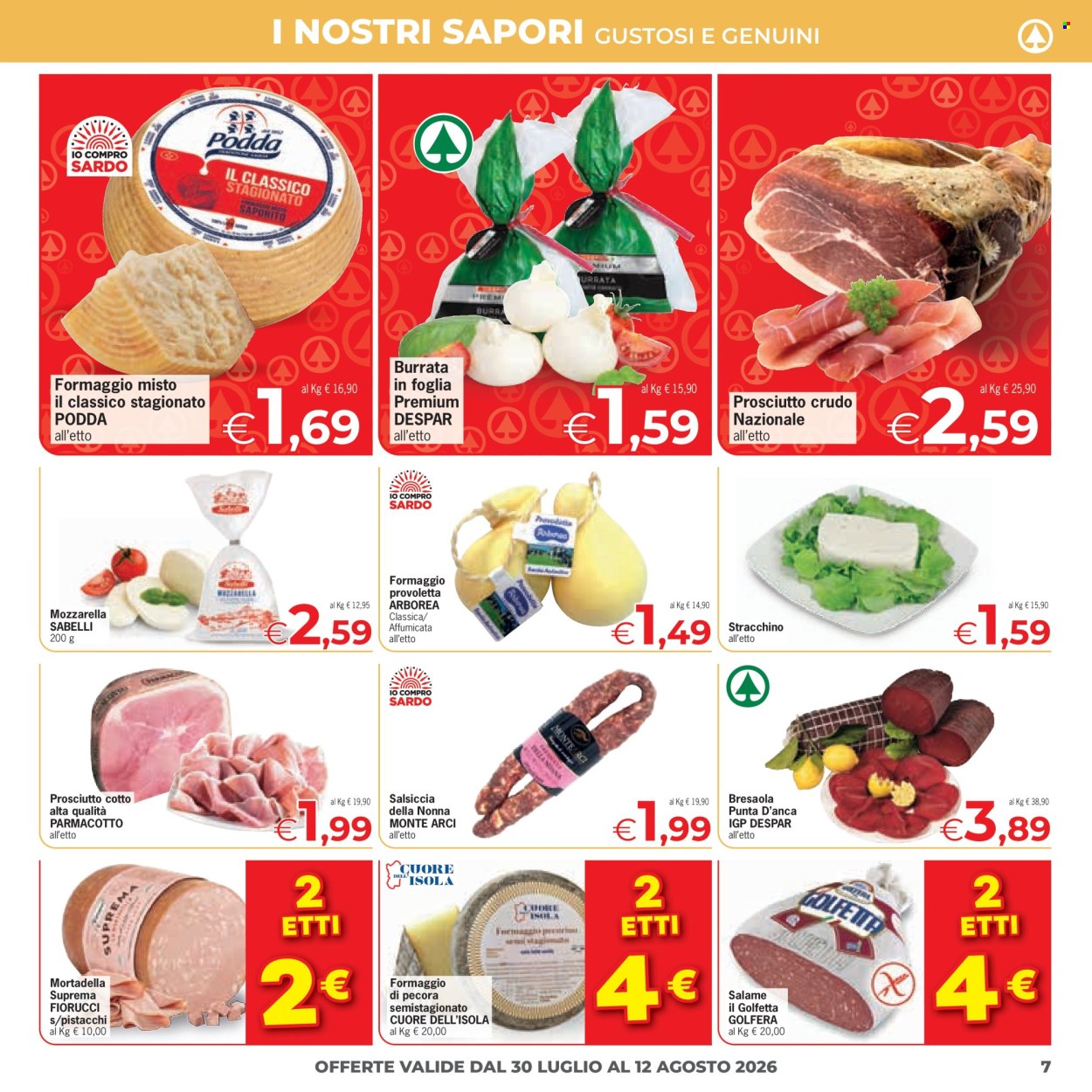 Volantino Despar - 30/7/2026 - 12/8/2026. Pagina 7