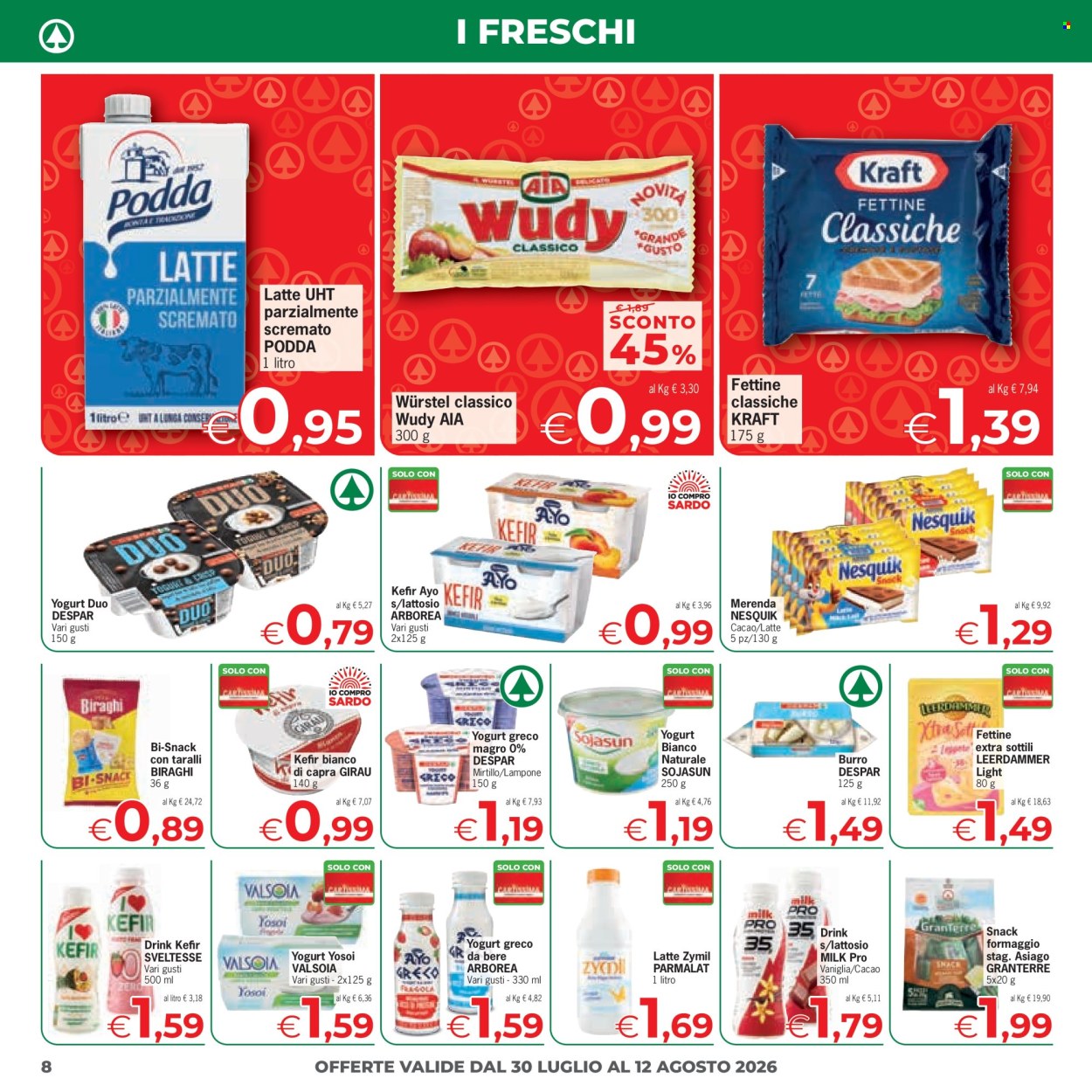 Volantino Despar - 30/7/2026 - 12/8/2026. Pagina 8