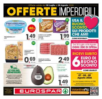 Volantino Eurospar - 30/7/2026 - 6/8/2026.