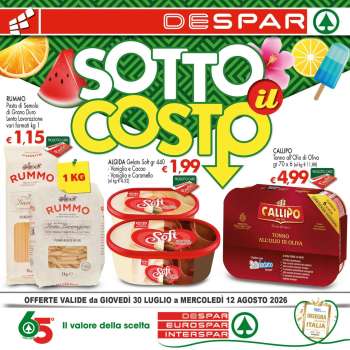 Volantino Eurospar - 30/7/2026 - 12/8/2026.
