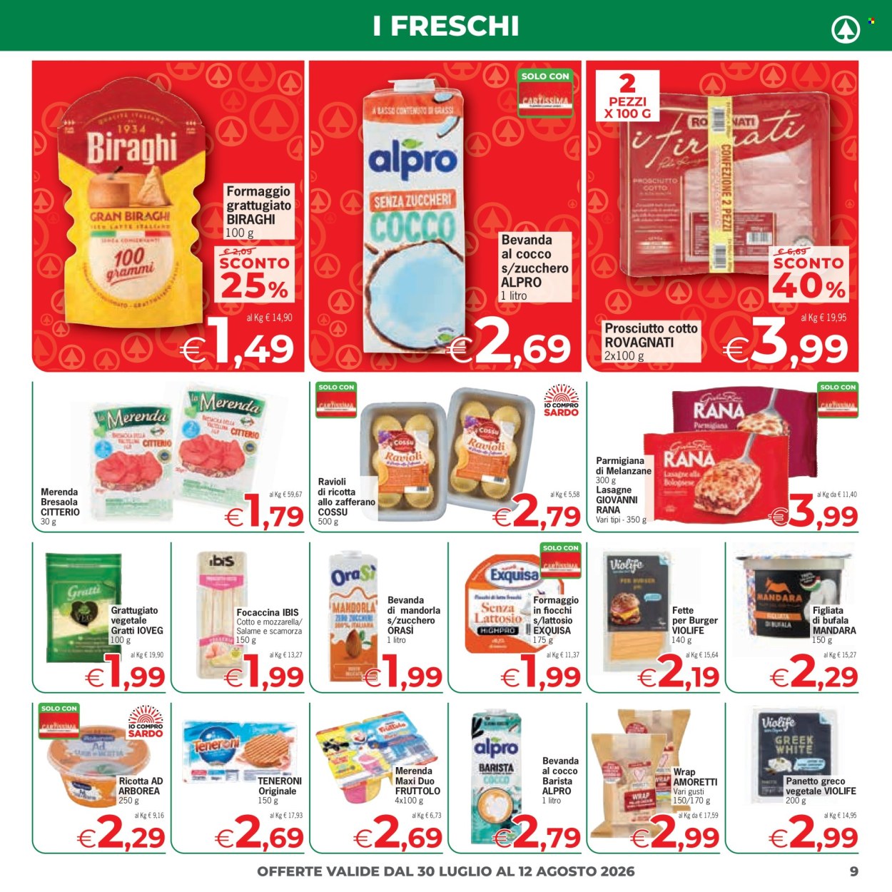 Volantino Eurospar - 30/7/2026 - 12/8/2026. Pagina 9