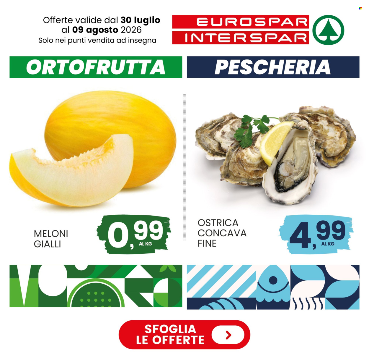 Volantino Interspar - 30/7/2026 - 9/8/2026. Pagina 1