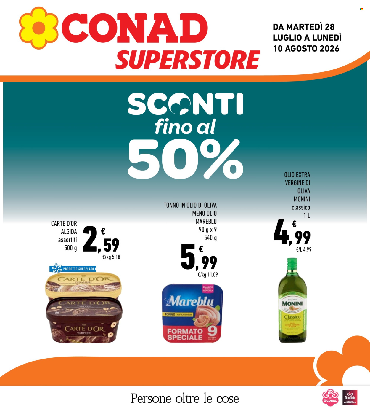 Volantino Conad Superstore - 28/7/2026 - 10/8/2026. Pagina 1