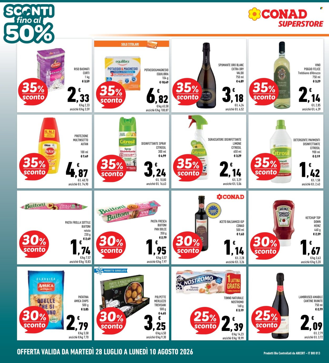 Volantino Conad Superstore - 28/7/2026 - 10/8/2026. Pagina 4