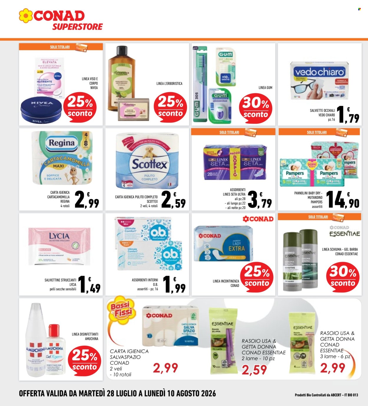 Volantino Conad Superstore - 28/7/2026 - 10/8/2026. Pagina 26