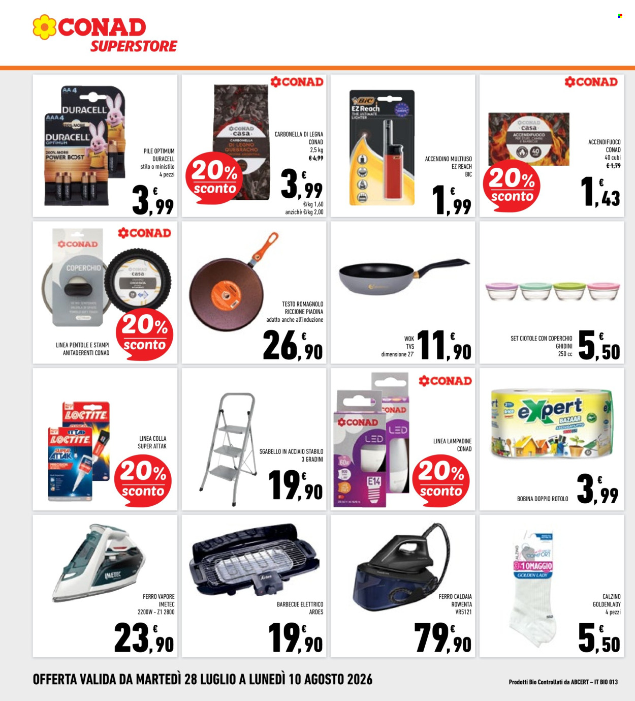 Volantino Conad Superstore - 28/7/2026 - 10/8/2026. Pagina 28