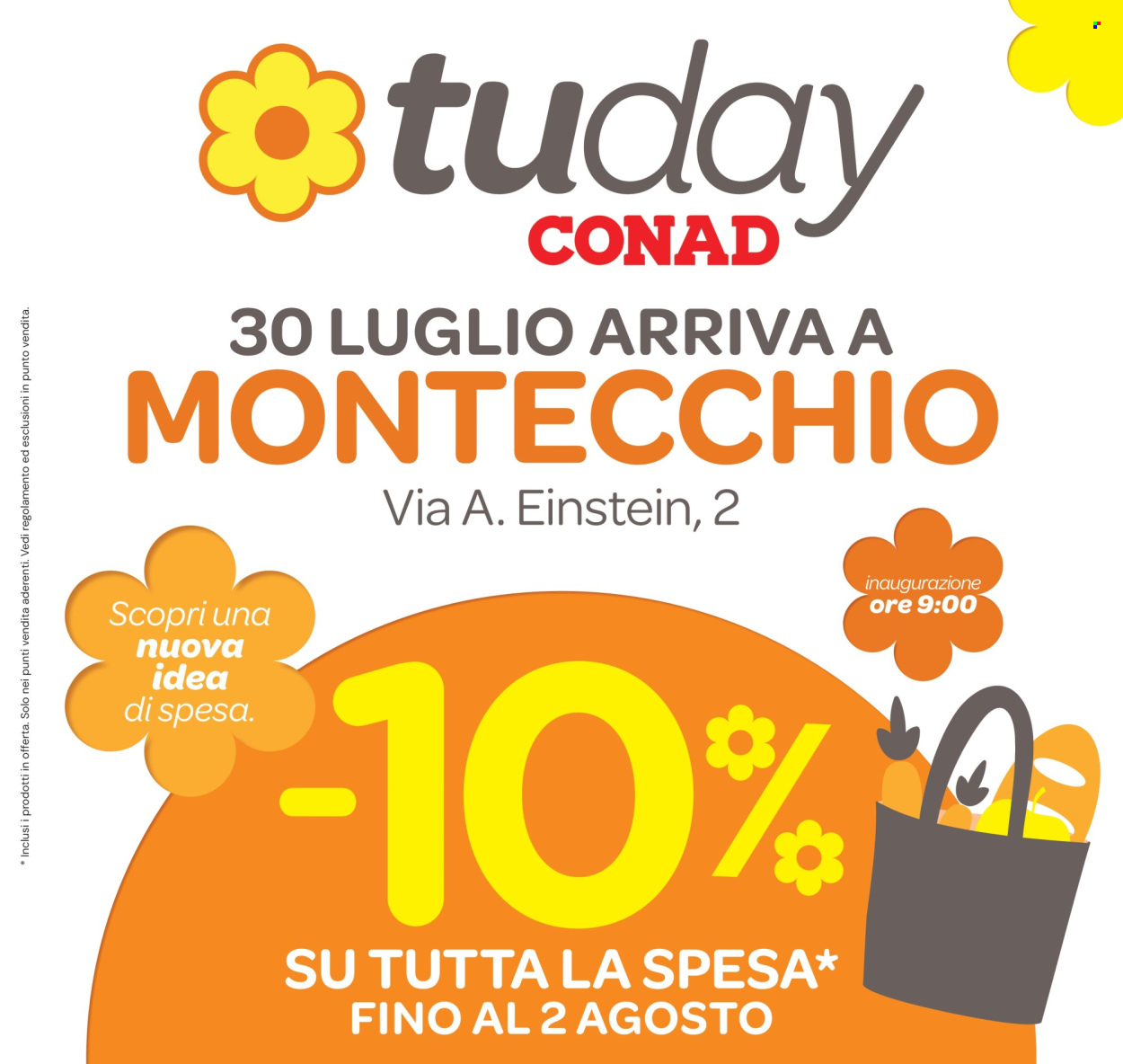 Volantino Conad - 30/7/2026 - 2/8/2026. Pagina 1