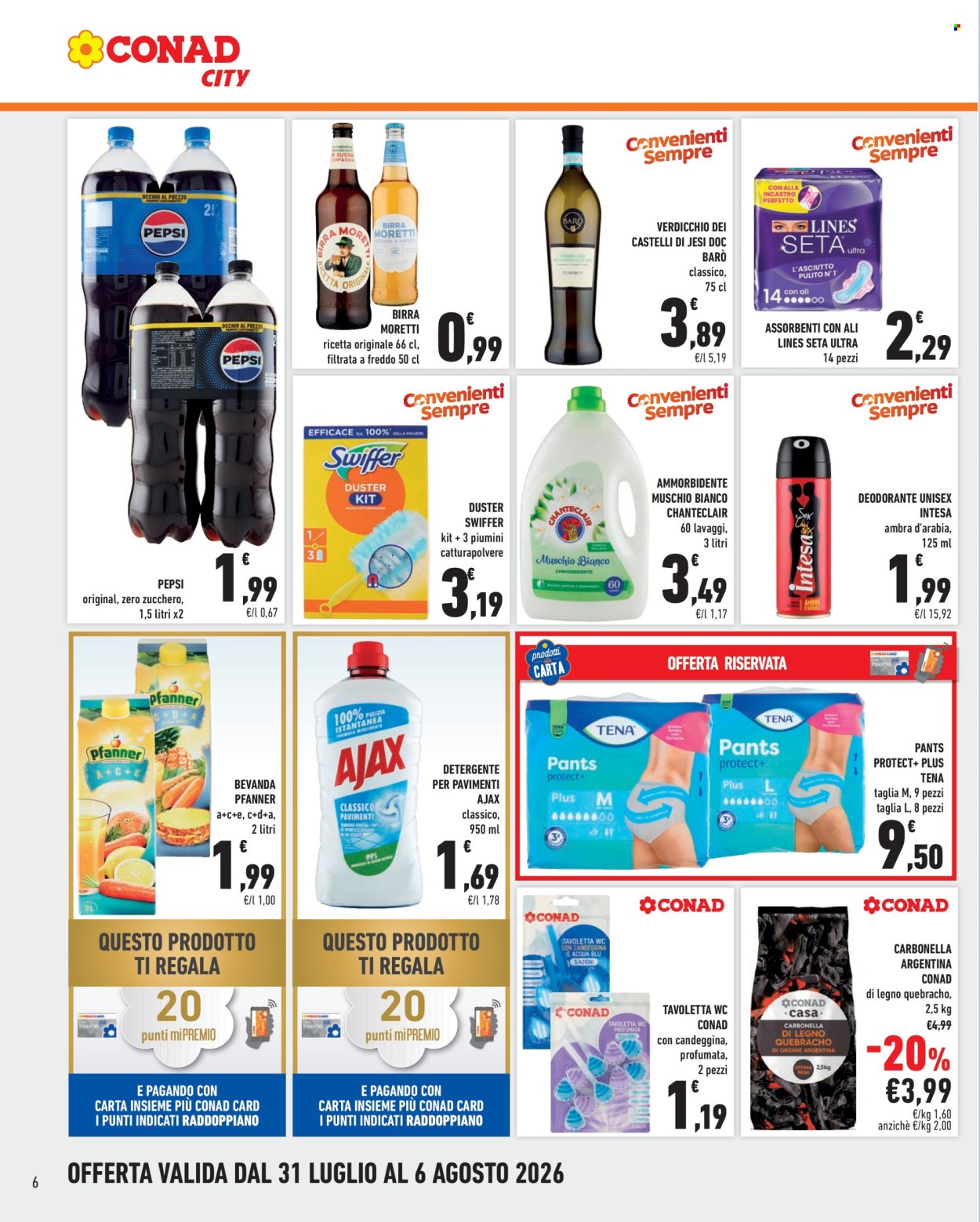 Volantino Conad City - 31/7/2026 - 6/8/2026. Pagina 6