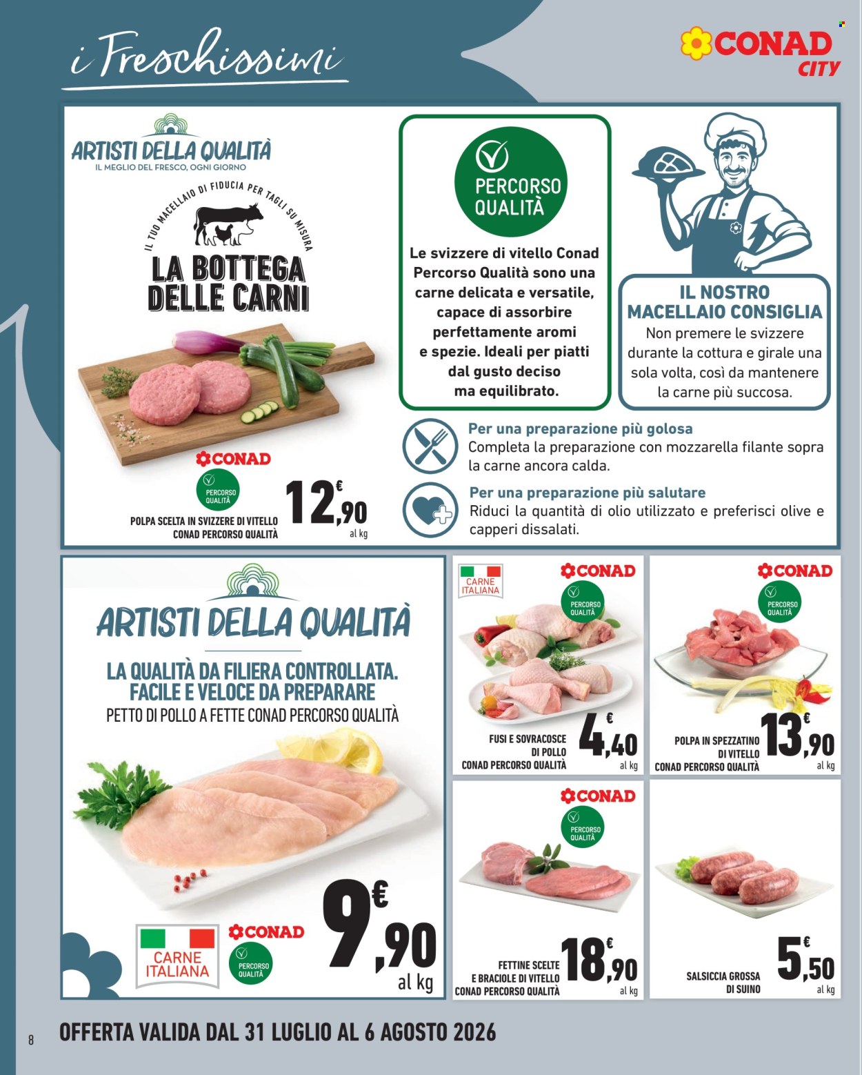 Volantino Conad City - 31/7/2026 - 6/8/2026. Pagina 8