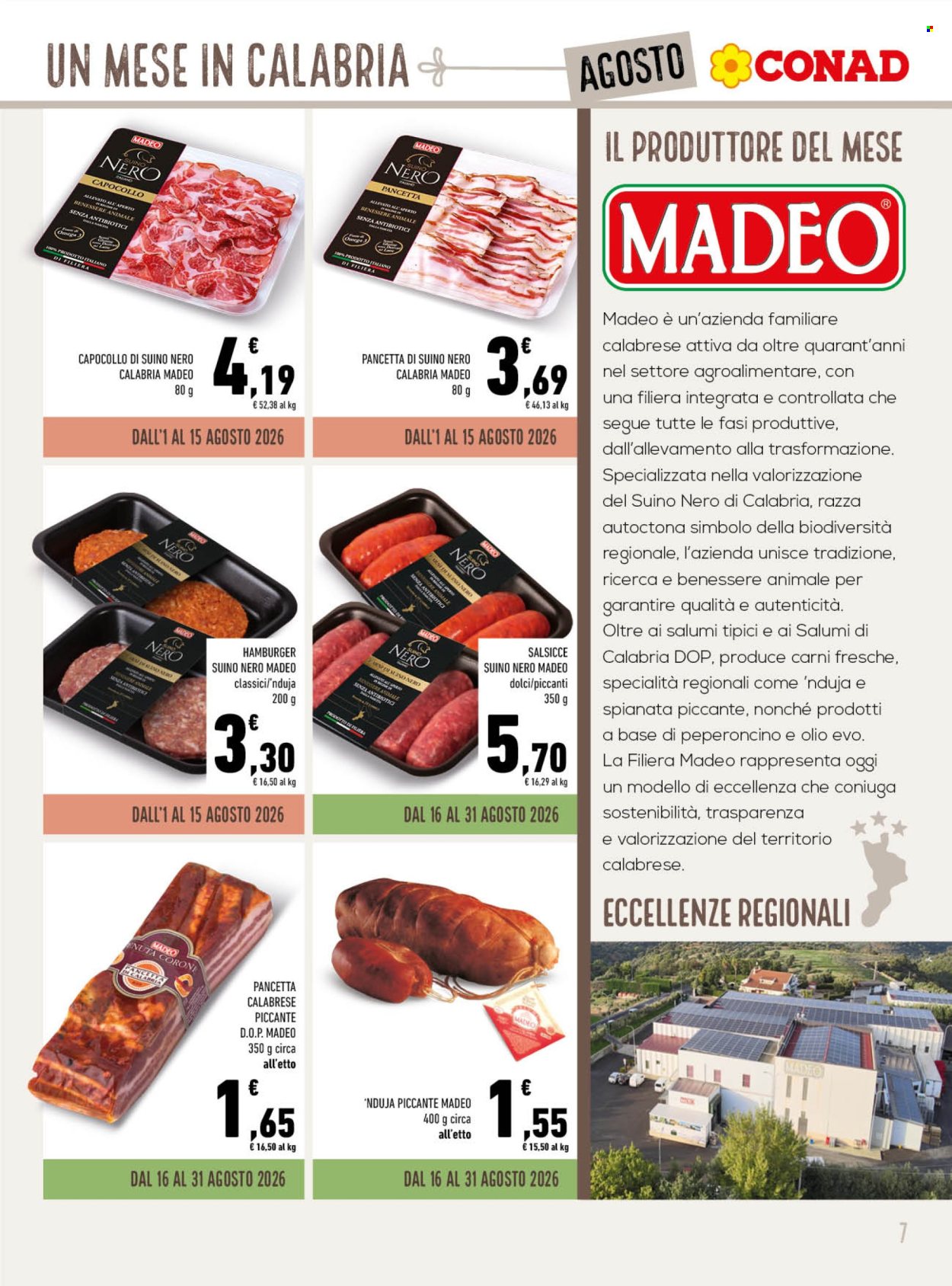 Volantino Conad - 1/8/2026 - 31/8/2026. Pagina 7