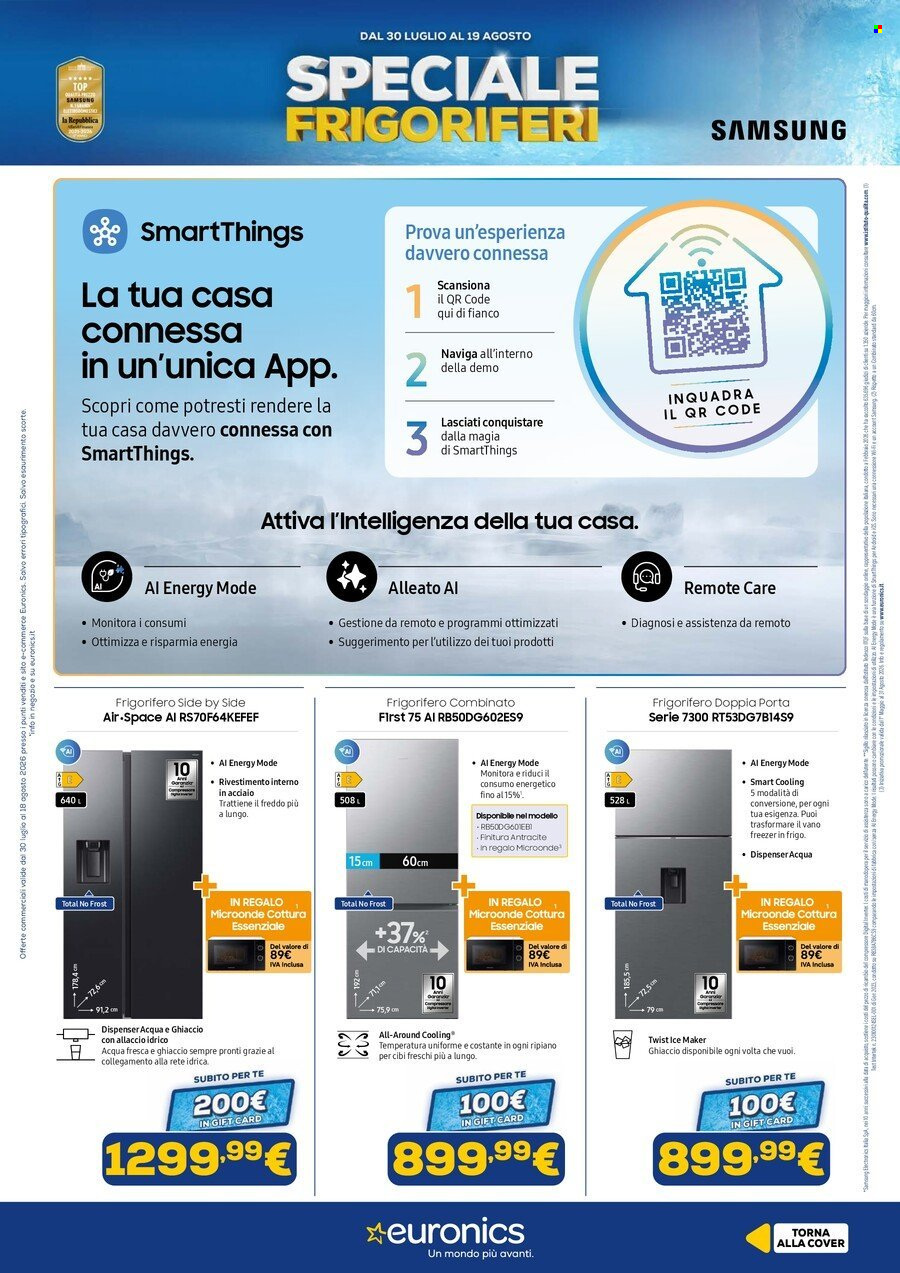 Volantino Euronics - 30/7/2026 - 19/8/2026. Pagina 4