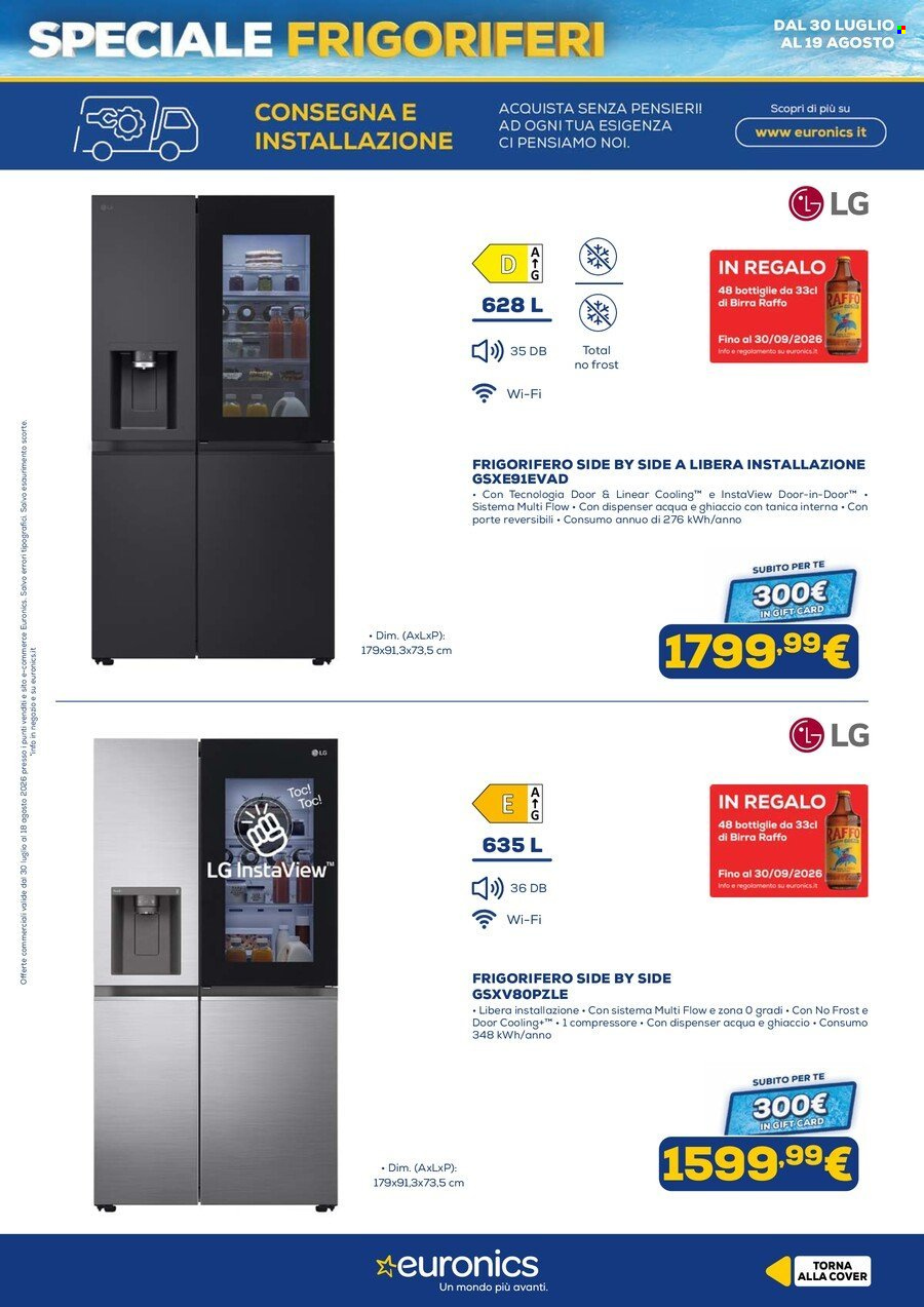 Volantino Euronics - 30/7/2026 - 19/8/2026. Pagina 14