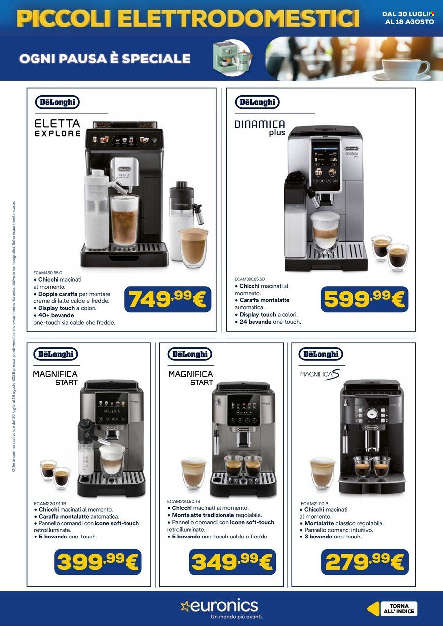 Volantino Euronics - 30/7/2026 - 19/8/2026. Pagina 17