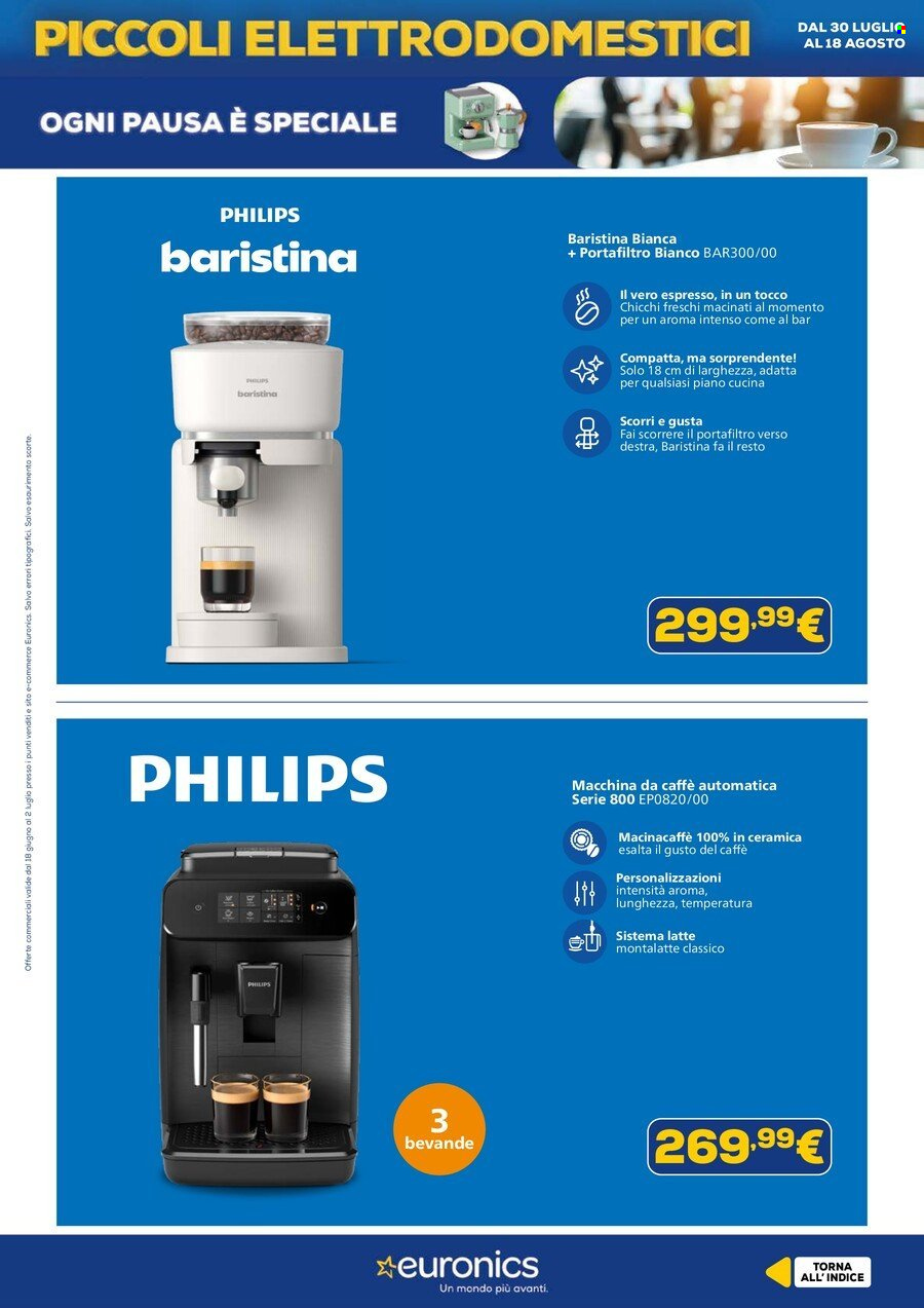 Volantino Euronics - 30/7/2026 - 19/8/2026. Pagina 18